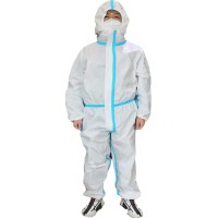 2020 Popular high quality  White Civil Disposable PP+PE Protective Clothing